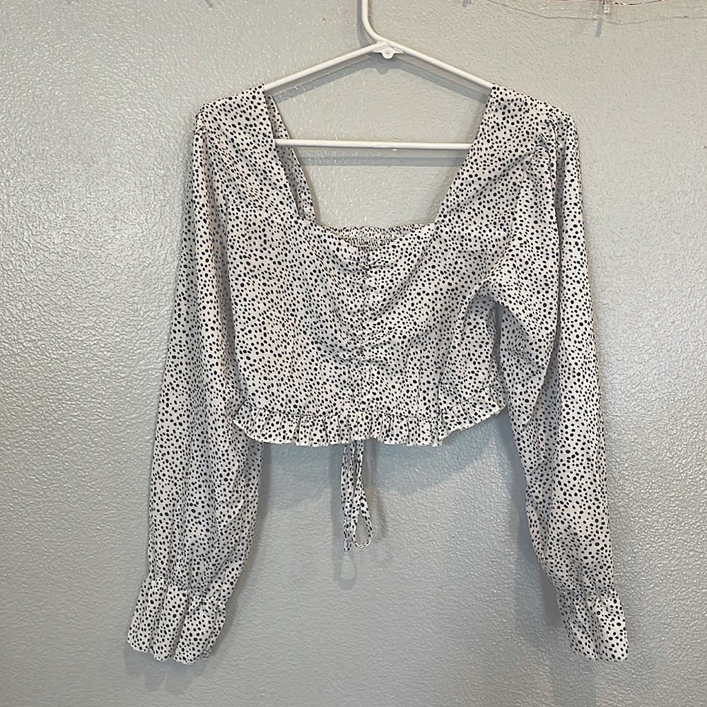 Shein Dotted Blouse